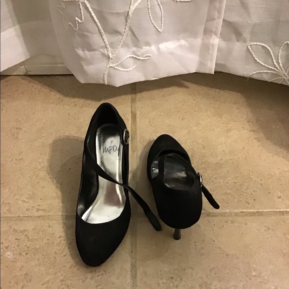 Black heels.